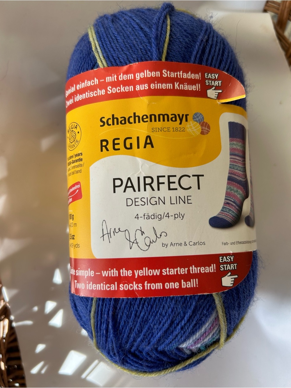 Schachenmayr Regia Pairfect sock yarn